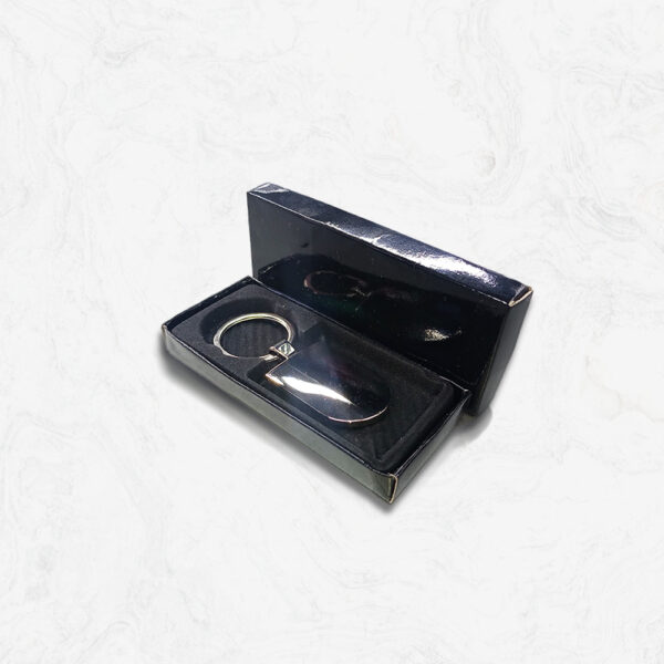 Llavero Metálico Oval Sublimable con Caja Tipo Regalo Premium. - Imagen 4